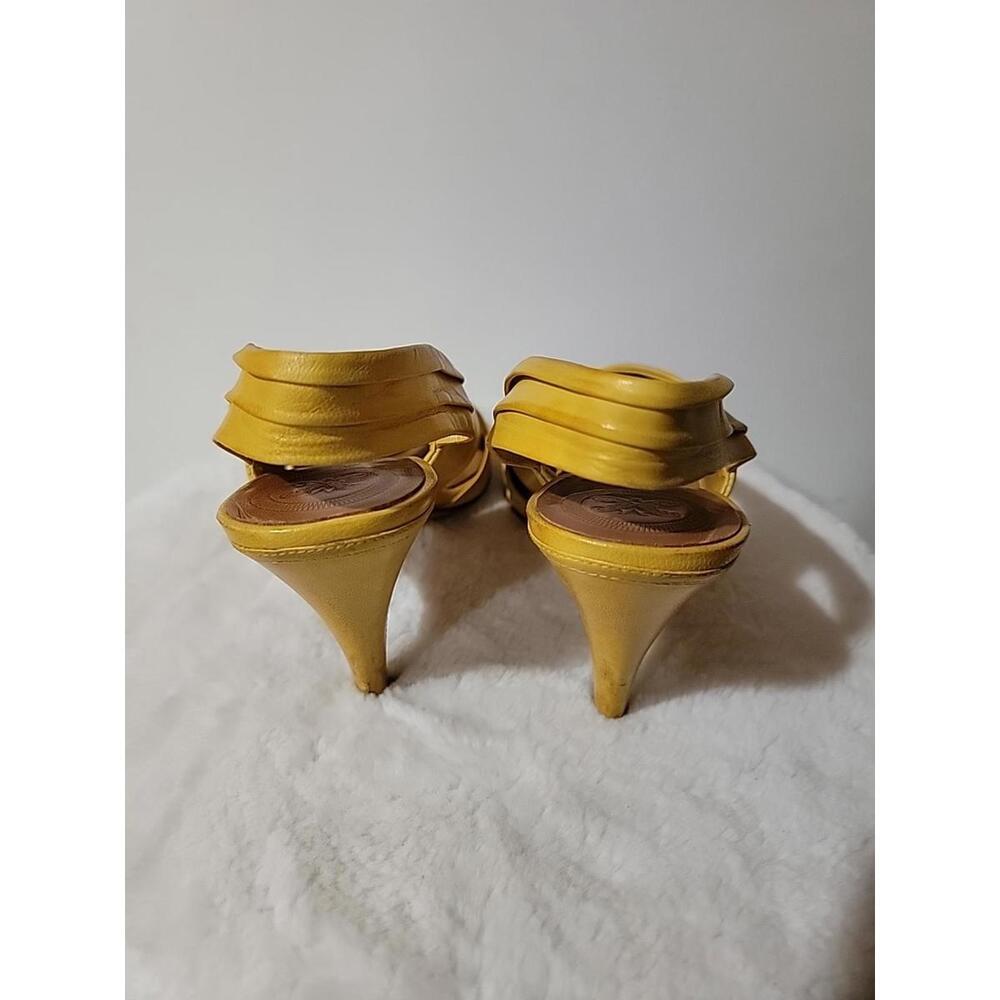 MODERN VINTAGE Open Toe Stilettos Heels Women's Denise Apricot Shoes 37.5/7.5 - Picture 10 of 16